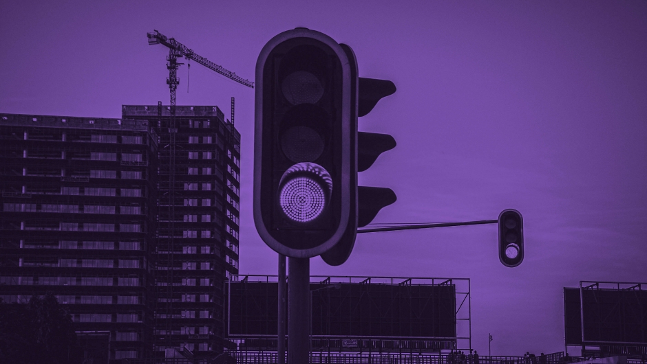 Traffic Light, Purple